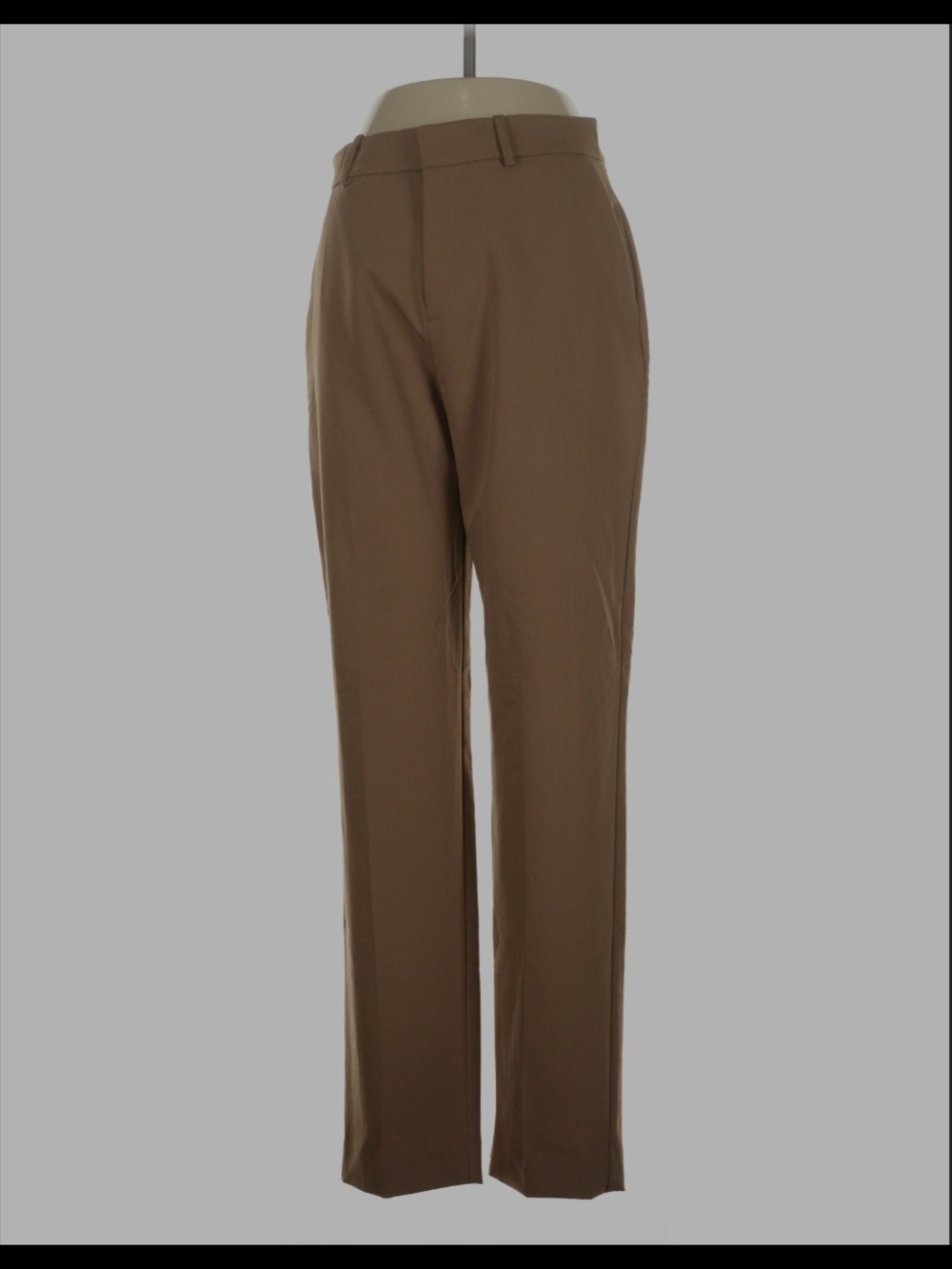 Like New Mango Size 4 High Waisted Pleated Dress Pants - Brown